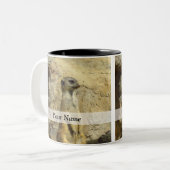 Kute meerfoto tweekleurige koffiemok (Voorkant links)