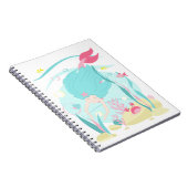 Kute Mermaid Diving onder het Zee Notitieboek (Rechterzijde)