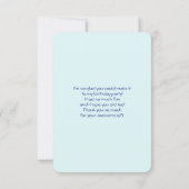 Kute Mermaid Riding a Dolphin under Zee Bedankkaart (Achterkant)