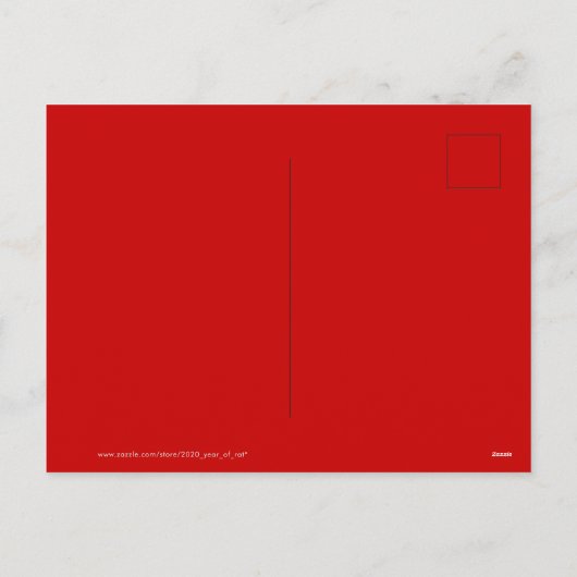 Kute Modern Ox Year Greeting in Vietnamese HPostC Feestdagenkaart (Achterkant)