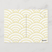 Kute muis Cartoon Lunar Rat Nieuwjaar 2020 PostC Briefkaart (Achterkant)