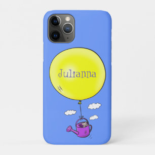 Kute muis in watering kan met ballon cartoon iPhone 11 pro hoesje