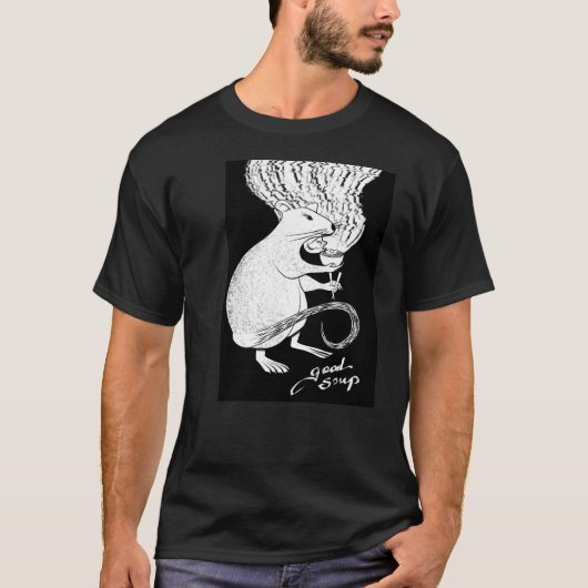 Kute muis met ramen t-shirt (Voorkant)
