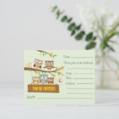 Kute, multifunctionele vulling invullen nodigt bri briefkaart (Staand voorkant)