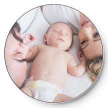 Kute New Baby met foto moeder en vader