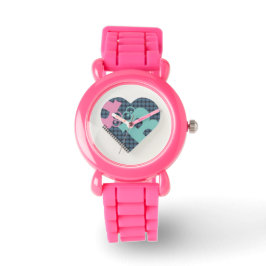 Kute Notitieboek Kleur Blauw roze MODERN eWatch Horloge