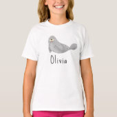 Kute onder de Zee Ocean Seal and Name T-shirt (Voorkant)