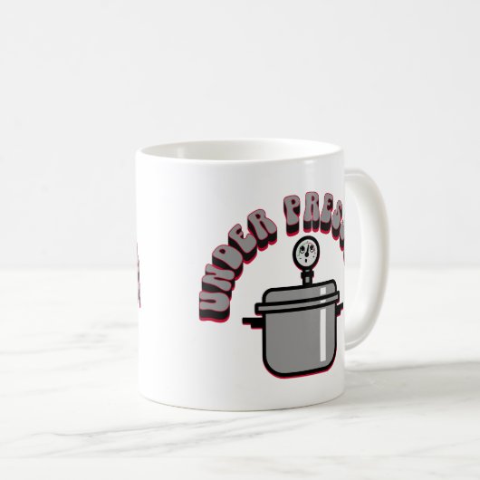 Kute onder druk koker koffiemok (Voorkant rechts)