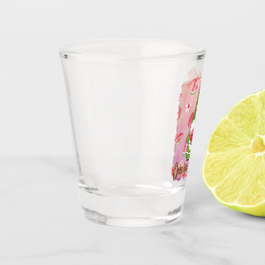 Kute one in a melon Summer Gnome Shot Glas (Links)