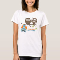 Kute Owl Cartoon T-Shirt Dare is anders