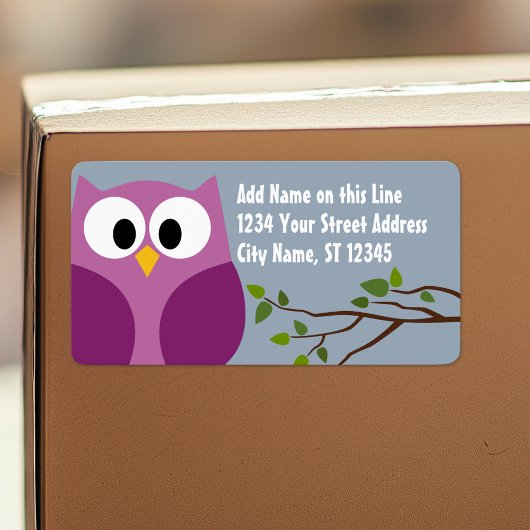 Kute Owl - Return Address Labels