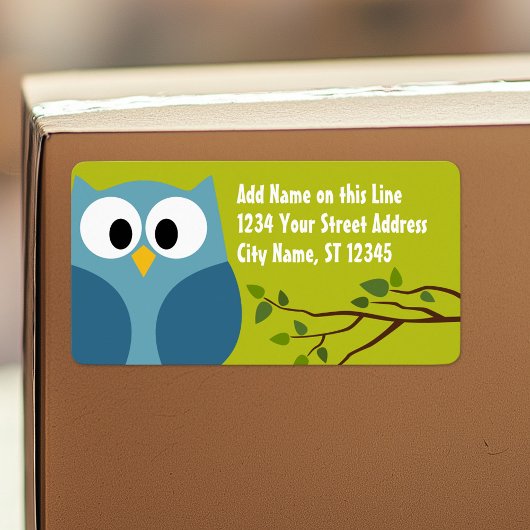 Kute Owl - Return Address Labels