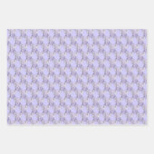 Kute Paarse ellephant Design Wrapping Paper (Voorkant 3)