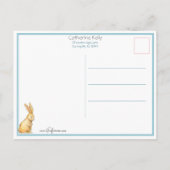 Kute paasbundel en kind briefkaart (Achterkant)