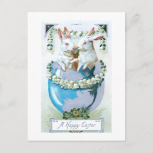 Kute  paasbundels in eieren briefkaart