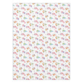 Kute paasgnomen Girly Spring Flowers Eggs Tafelkleed (Voorkant)