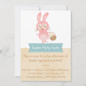 Kute paashmand van eitjes kaart (Achterkant)