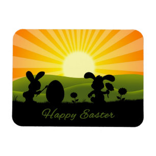 Kute paaspaaseieren magneet