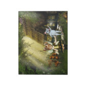 Kute paring en witte muis notitieblok (Gedraaid)