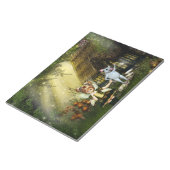 Kute paring en witte muis notitieblok (Schuin)