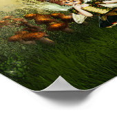 Kute paring en witte muis poster (Hoek)