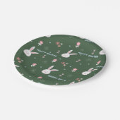 Kute pasta Kleur paaspap Bord Floral paper (Gekanteld)