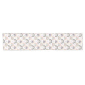 Kute pastelregenbogen korte tafelloper (Horizontaal)