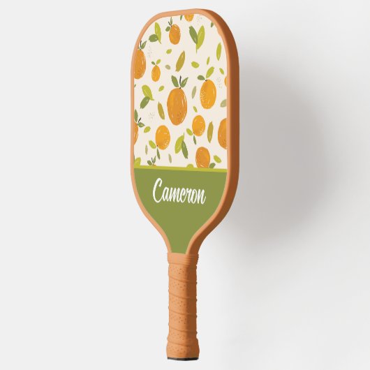 Kute peach Fruit Patroon Pickleball Paddle (Links)