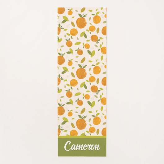 Kute peach Fruit Patroon Yogamat (Voorkant)