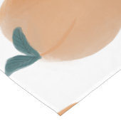 Kute peach Sinaasappel Fruit Hand getekend Medium Tafelloper (Hoek)