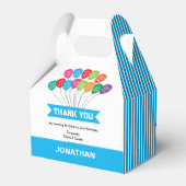 Kute Penguin Birthday Gable Box/Favor Box Bedankdoosjes (Achterkant)