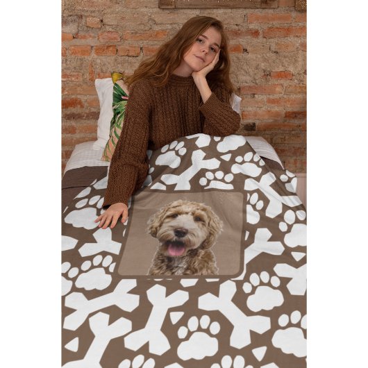 Kute Personalized Pet Fleece Deken