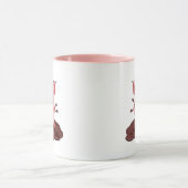 Kute pig-spel in modder mok (Midden)