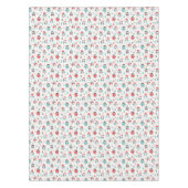 Kute pinguïns in de sneeuw. Gedrukt op wit Tafelkleed (Voorkant)