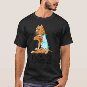 Kute Pitbull Pittie Ik ben een verpleegster die je T-shirt