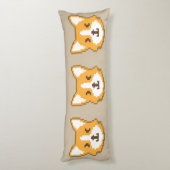 Kute pixeled dog face werpt kussen (Achterkant (Verticaal))