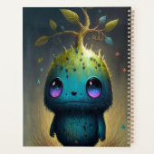 Kute Plant Monster Fantasy Art Planner (Achterkant)