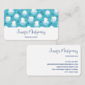 Kute Polar-beren in Santa Hats-kerstpatroon Visitekaartje (Voorkant / Achterkant)