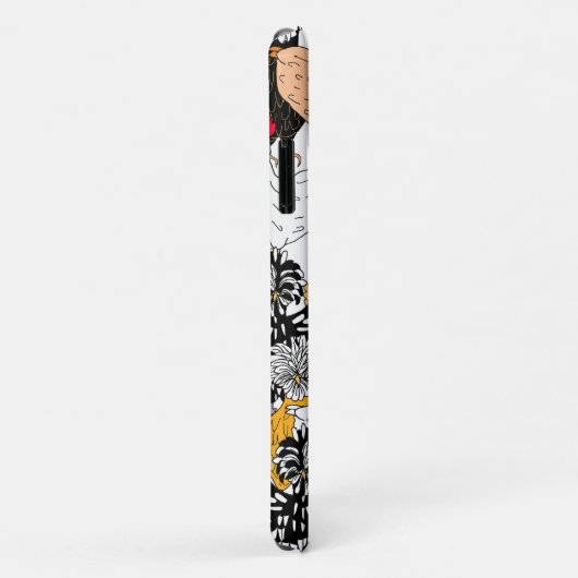 Kute Poolse kippen en kippen Case-Mate iPhone Case (Achterkant/rechts)