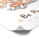 Kute positieve kat Humor Poster (Hoek)