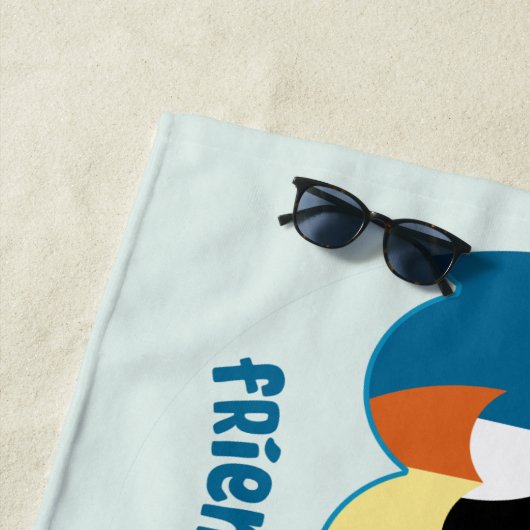 Kute Pre School K verliest en vond vriendschap Strandlaken (In situ)