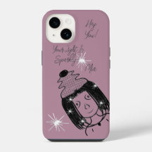 Kute Punk Cartoon Girl Sparkly Teen Kinder