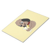 Kute puppy cartoon blocnote (Schuin)