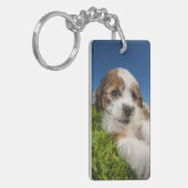Kute puppy dog (Shitzu) Sleutelhanger (Voorkant Links)