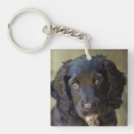 Kute puppy key chain sleutelhanger