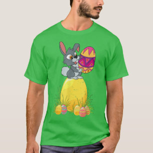 Kute Rabbit Bunny Lover Paasdag Paaseieren Hap T-shirt