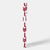 Kute red love squares letts Case-Mate iPhone case (Achterkant / Rechts)