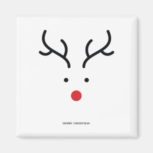 Kute render voor Kerstmis. Magneet