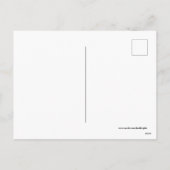 Kute retro  bakdame feestdagenkaart (Achterkant)