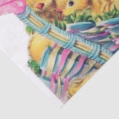 Kute retro  paasmeubelpartij tissuepapier (Detail)